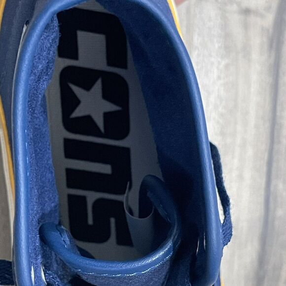 Converse Shoes Size 8 Mens Navy Yellow Pop Trading Jack Purcell Pro HighCompany - Picture 7 of 12